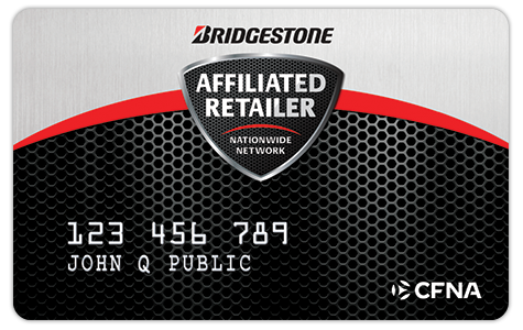 Bridgestone Affiliated Retailer, CFNA Credit Card