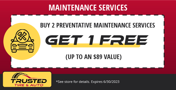 maintenance services, trusted tire & auto