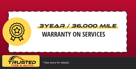 warranty service, trusted tire & auto